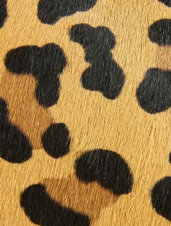 Le Cœur Calf Hair Crossbody Bag In Leopard Print