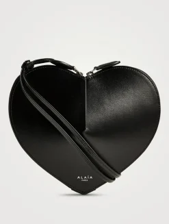 Le Cœur Leather Crossbody Bag