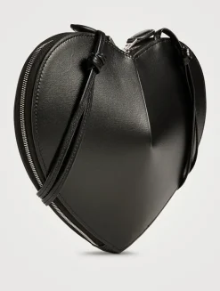 Le Cœur Leather Crossbody Bag