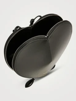 Le Cœur Leather Crossbody Bag