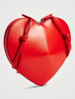 Le Cœur Leather Crossbody Bag