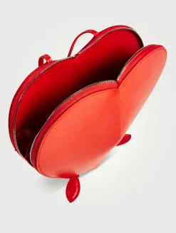 Le Cœur Leather Crossbody Bag