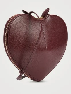 Le Cœur Leather Crossbody Bag