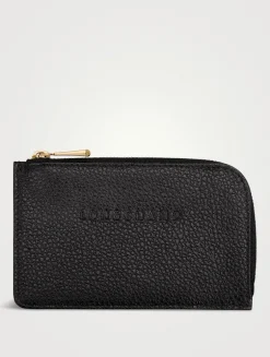 Le Foulonné Leather Zipped Card Case