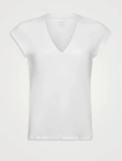 Le Mid Rise V-Neck T-Shirt