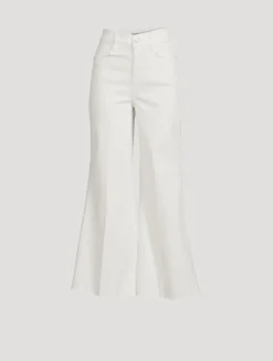 Le Palazzo Cropped Wide-Leg Jeans