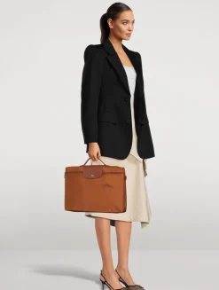 Le Pliage Green Briefcase