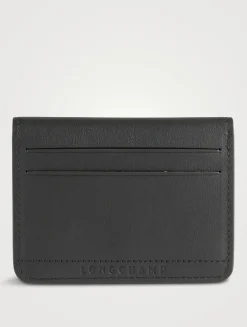 Le Pliage Xtra Leather Card Holder