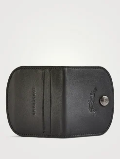 Le Pliage Xtra Leather Card Holder