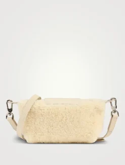 Le Pliage Xtra Shearling Crossbody Pouch
