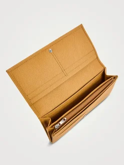 Le Roseau Leather Continental Wallet