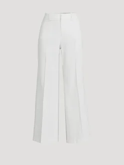 Le Slim Palazzo Modernist Wide-Leg Trousers