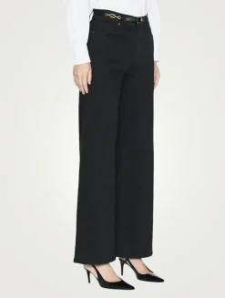 Le Slim Palazzo Wide-Leg Jeans