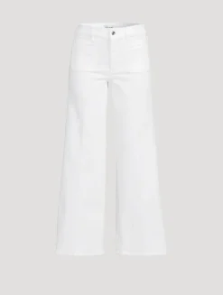 Le Slim Palazzo Wide-Leg Jeans