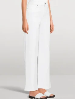 Le Slim Palazzo Wide-Leg Jeans