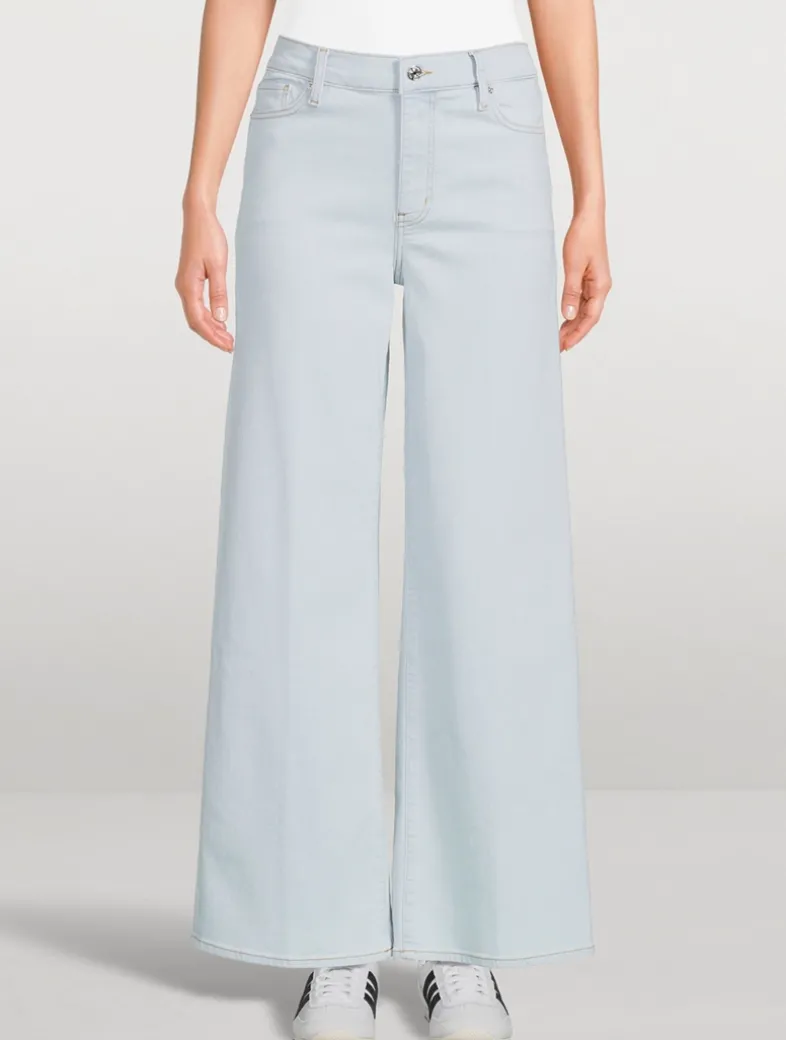 Le Slim Palazzo Wide-Leg Jeans