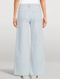 Le Slim Palazzo Wide-Leg Jeans