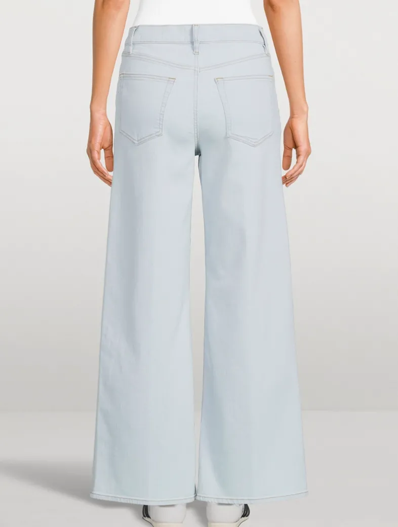 Le Slim Palazzo Wide-Leg Jeans