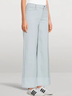 Le Slim Palazzo Wide-Leg Jeans