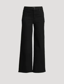 Le Slim Palazzo Wide-Leg Jeans