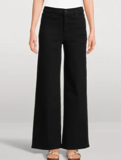 Le Slim Palazzo Wide-Leg Jeans