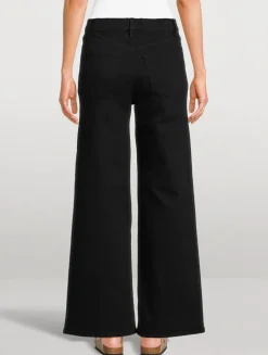 Le Slim Palazzo Wide-Leg Jeans