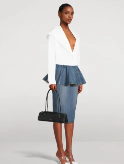 Le Teckel Leather Shoulder Bag