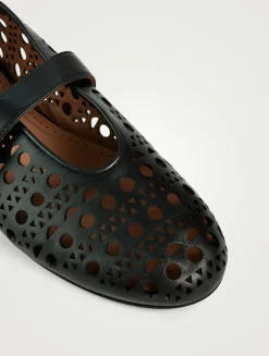 Leather Ballet Flats