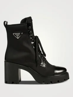 Leather Heeled Ankle Boots