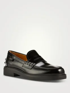 Leather Penny Loafers