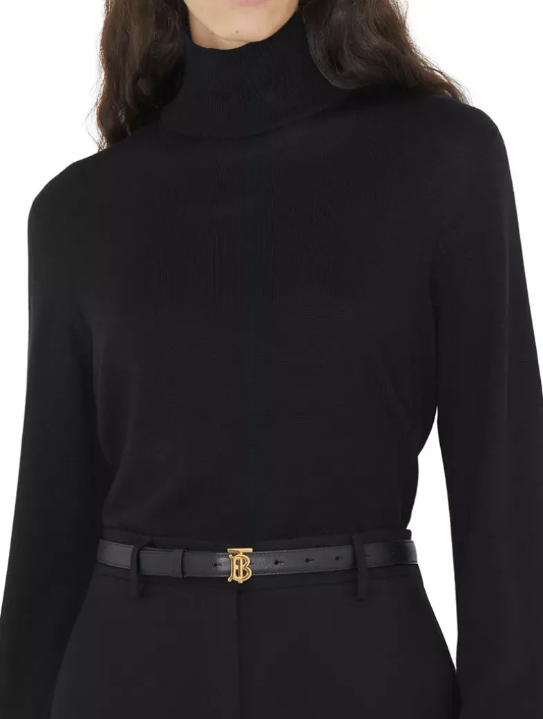 Leather Reversible Tb Belt