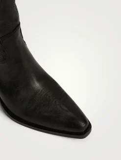 Leather Western Boots