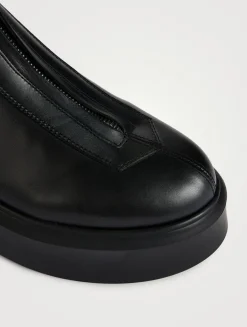 Leather Zipped Boots