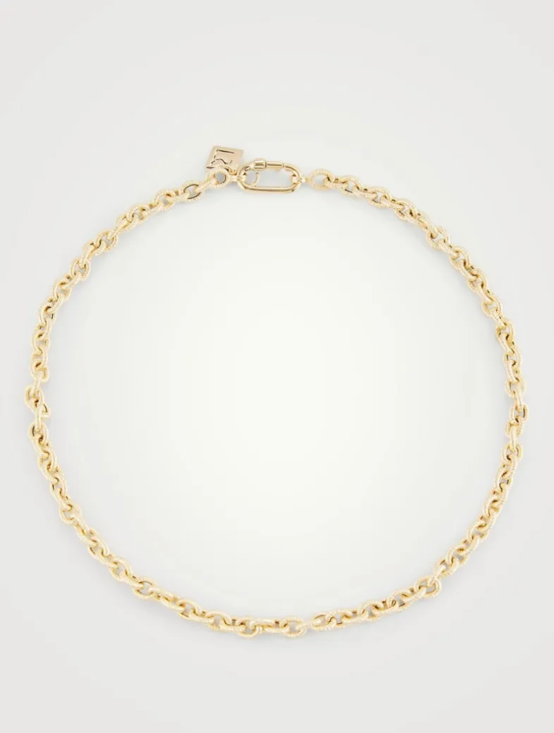 Lee Forçat 14K Yellow Gold Chain Necklace
