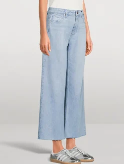 Leenah Wide-Leg Ankle Jeans