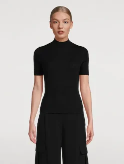 Leenda Regal Wool Mockneck Sweater