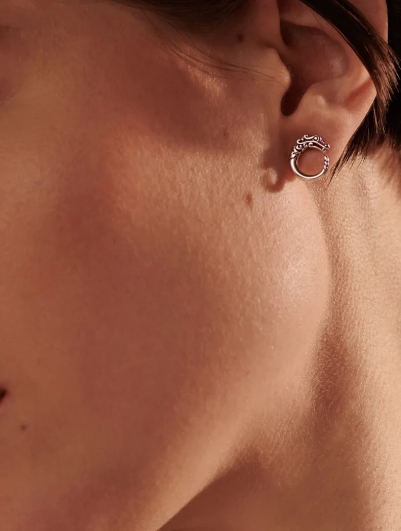 Legends Naga Hoop Earrings