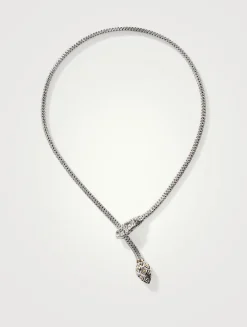 Legends Naga Lariat Necklace