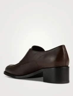 Lennox Leather Monk-Strap Loafers