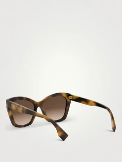 Lettering Square Sunglasses