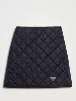 Lightweight Re-nylon Miniskirt