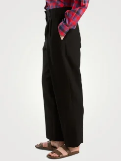 Lilas Gabardine Trousers