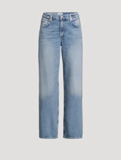Lindz Low-Rise Straight Jeans