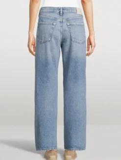 Lindz Low-Rise Straight Jeans