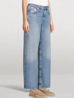 Lindz Low-Rise Straight Jeans
