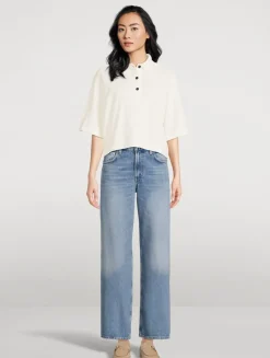 Lindz Low-Rise Straight Jeans