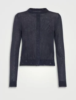 Linen And Silk Cardigan