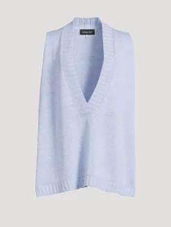 Linen Cotton Sweater Vest