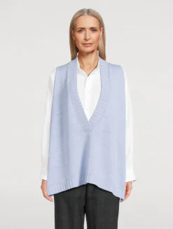 Linen Cotton Sweater Vest