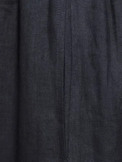 Linen Wide-Leg Trousers